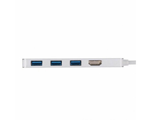 USB хаб для MacBook Type C на 3 USB 3.0 та HDMI адаптер Usb hub для USB-C to USB та HDMI на комп'ютер MacBook hub PAVLYSH (PH-12)