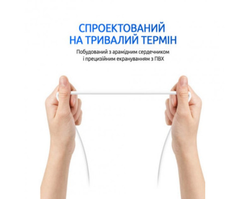 Кабель для заряджання iPhone довжиною 2 метри з роз'ємом Apple Lightning to USB зарядка для айфона 2m шнур для передачі даних синхронізації iPad Data Cable fast charge для iOS