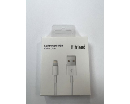 Кабель зарядки для Apple Lightning to USB для іOS пристроїв iPhone/iPad/iPod 1m кабель для айфона