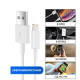 Кабель для заряджання iPhone довжиною 2 метри Bitzen зарядка для айфона шнур для синхронізації iPad cable Lighting to USB