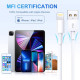 Кабель для iPhone Lightning to USB кабель зарядки для iPad iPhone iPod іOS 1m PWE-04