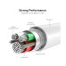Кабель для iPhone Lightning to USB зарядний кабель для iPad iPhone iPod IOS 1m PWE-04