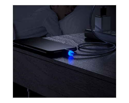 Магнитная зарядка кабель USB 3 в 1 X-Cable TP для Android, iPhone, Type C Magnetic USB Cable 0,5м Black