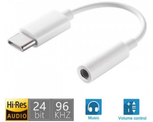 Переходник для Type-C на AUX аудио 3.5mm кабель адаптер на USB-C для наушников AUX переходник 3.5 PAVLYSH (PA-30)