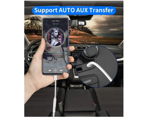 Переходник для Type-C на AUX аудио 3.5mm кабель адаптер на USB-C для наушников AUX переходник 3.5 PAVLYSH (PA-30)