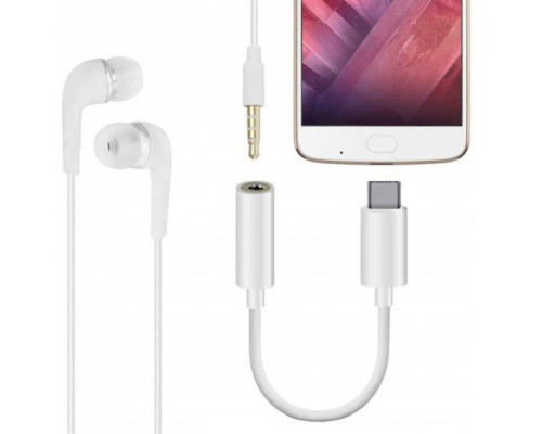 Переходник для Type-C на AUX аудио 3.5mm кабель адаптер на USB-C для наушников AUX переходник 3.5 PAVLYSH (PA-30)