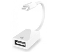 Переходник для iPhone на USB адаптер для iPad кабель для подключения камеры Apple Lightning USB Camera PAVLYSH (PA-35)