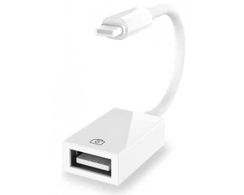 Перехідник для iPhone на адаптер USB для iPad кабель для підключення камери Apple Lightning USB Camera PAVLYSH (PA-35)