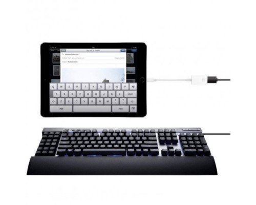 Перехідник для iPhone на адаптер USB для iPad кабель для підключення камери Apple Lightning USB Camera PAVLYSH (PA-35)