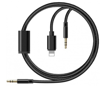 Адаптер Lightning - 3.5mm перехідник для iPhone на AUX jack 3.5mm та Aux кабель для iPad Apple на AUX PAVLYSH (PA-47)