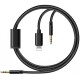 Адаптер Lightning - 3.5mm перехідник для iPhone на AUX jack 3.5mm та Aux кабель для iPad Apple на AUX PAVLYSH (PA-47)