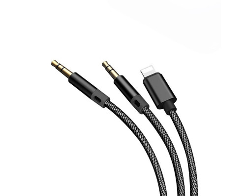 Адаптер Lightning - 3.5mm перехідник для iPhone на AUX jack 3.5mm та Aux кабель для iPad Apple на AUX PAVLYSH (PA-47)