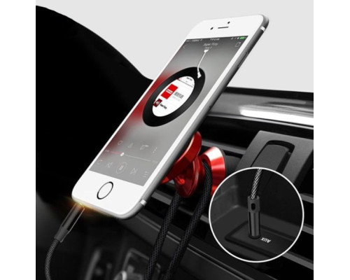 Адаптер Lightning - 3.5mm перехідник для iPhone на AUX jack 3.5mm та Aux кабель для iPad Apple на AUX PAVLYSH (PA-47)