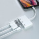 Перехідник для iPhone на 2 USB адаптер для iPad на флешку кабель для підключення камери з роз'ємом зарядки
