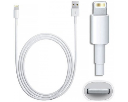 Кабель Lightning USB для Apple iPhone 5, 5s, 6, 6s, SE, 7, 7+, 8, 8+, X, Xs (1м) (BB005)