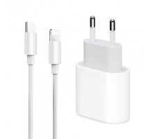 Комплект быстрой зарядки для Apple iPhone Сетевое зарядное устройство 20 W USB-C + Кабель USB-C to Lightning PAVLYSH 8