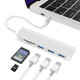 USB хаб для MacBook на 3 USB 3.0 Card Reader адаптер Usb hub USB-C to USB Card Reader на комп'ютер MacBook hub PAVLYSH (PH-16)