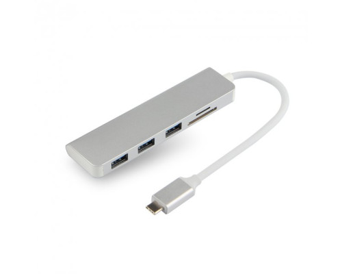 USB хаб для MacBook на 3 USB 3.0 Card Reader адаптер Usb hub USB-C to USB Card Reader на комп'ютер MacBook hub PAVLYSH (PH-16)