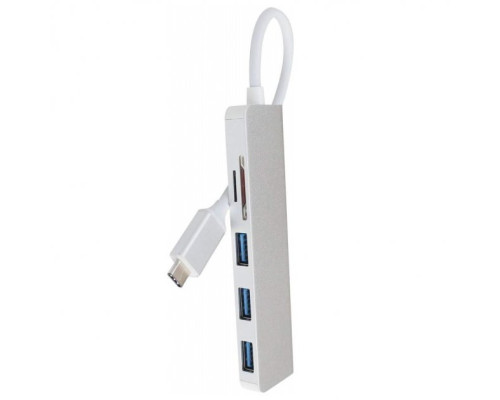 USB хаб для MacBook на 3 USB 3.0 Card Reader адаптер Usb hub USB-C to USB Card Reader на комп'ютер MacBook hub PAVLYSH (PH-16)