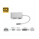 USB хаб на VGA DVI HDMI перехідник DisplayPort для Type-C адаптер USB hub USB-C на телевізор флешку проектор MacBook hub PAVLYSH (PH-06)