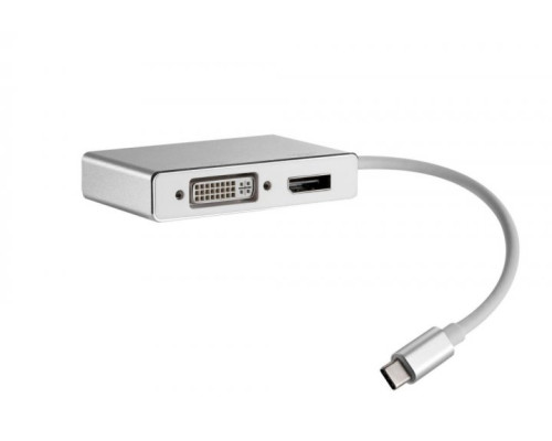 USB хаб на VGA DVI HDMI перехідник DisplayPort для Type-C адаптер USB hub USB-C на телевізор флешку проектор MacBook hub PAVLYSH (PH-06)