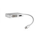 USB хаб на VGA DVI HDMI перехідник DisplayPort для Type-C адаптер USB hub USB-C на телевізор флешку проектор MacBook hub PAVLYSH (PH-06)