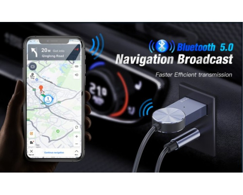 Автомобільний стерео ресивер AUX Bluetooth 5.0 KUULAA KL-YP04 5.0