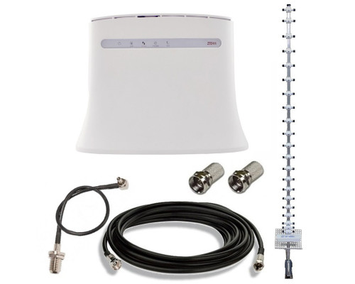 Комплект 3G/4G WiFi роутер ZTE 283U + 4G антена 21 дБ + кабель + перехідник