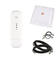 Комплект 4G WiFi USB роутер ZTE MF79u + 4G антенна 2x17 дБ