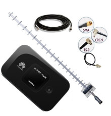 Комплект 4G WiFi роутер Huawei E5577 + 4G антенна 21 дБ + кабель 15м + переходник