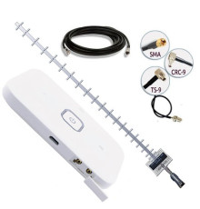 Комплект 4G WiFi роутер Huawei R216 + 4G антенна 21 дБ + кабель 15м + переходник