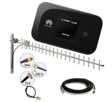 Комплект 4G WiFi роутер Huawei E5577 + 4G антенна 17 дБ + кабель 15м + переходник