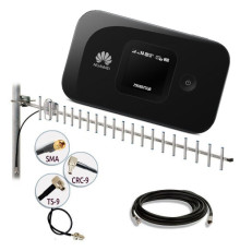 Комплект 4G WiFi роутер Huawei E5577 + 4G антенна 17 дБ + кабель RG-58U + переходник