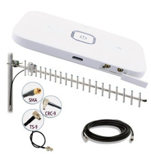 Комплект 4G WiFi роутер Huawei R216 + 4G антенна 17 дБ + кабель 15м + переходник